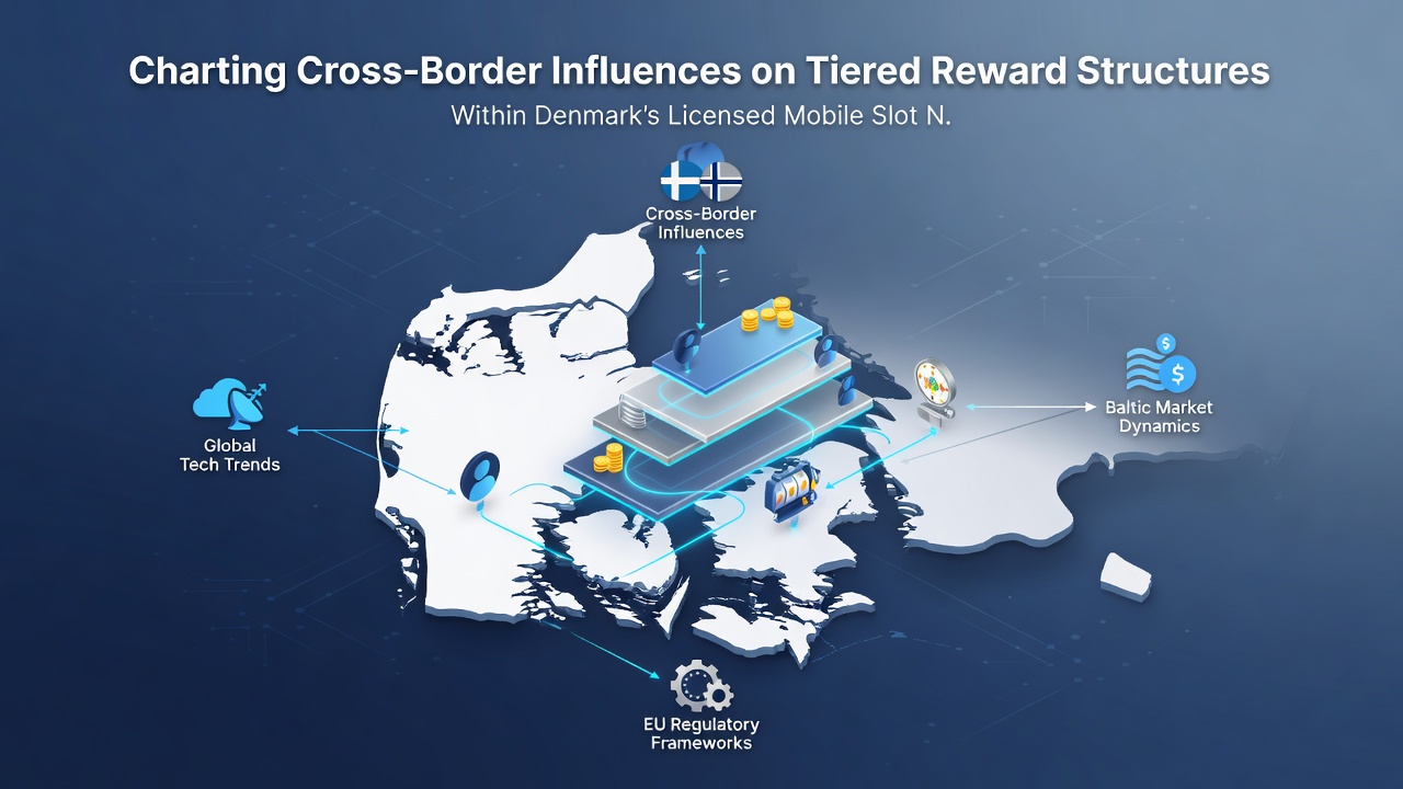 Diagram over tiered belønningsniveauer påvirket af internationale tendenser i danske slot-netværk